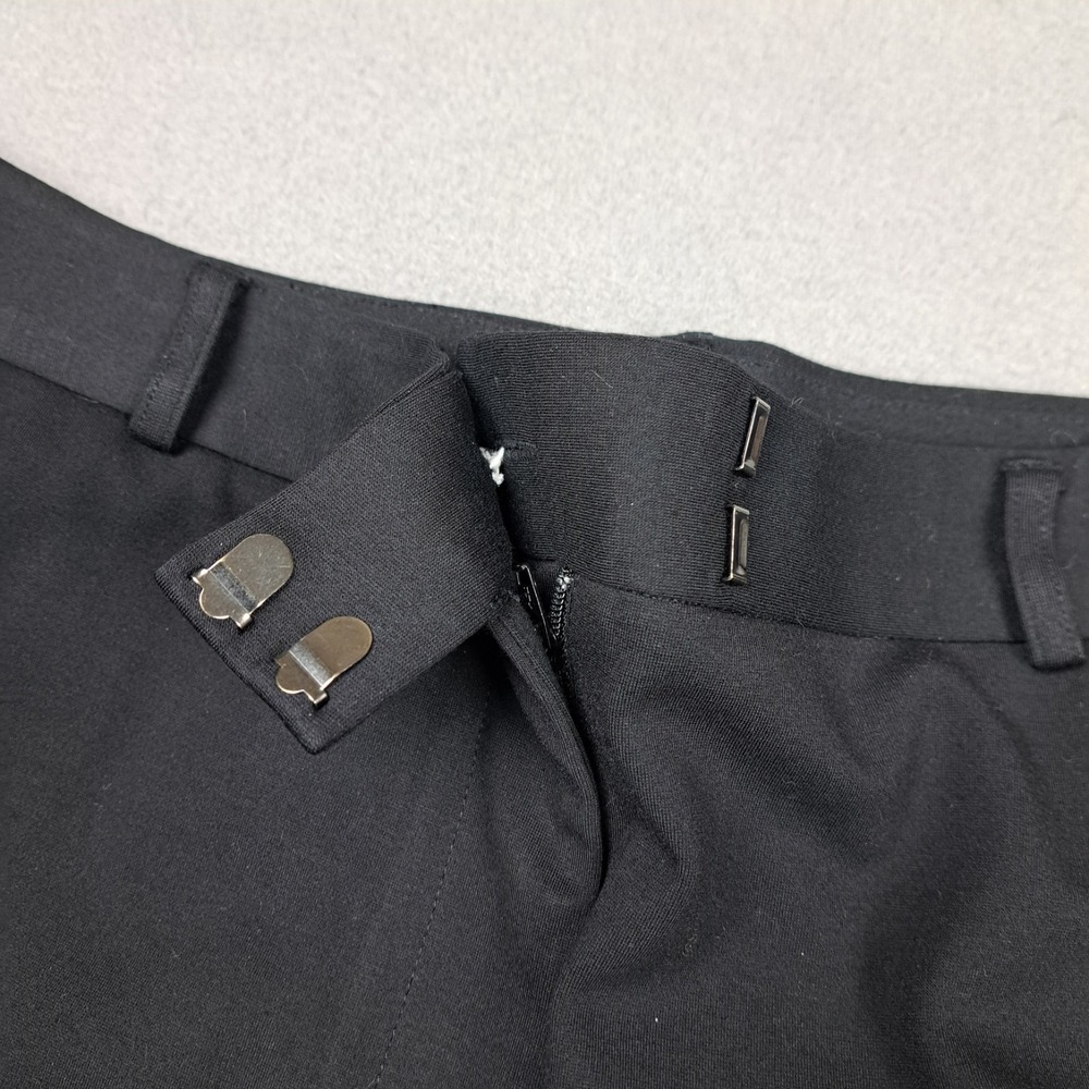 J McLaughlin Pants Womens 12 Black Wide Leg Stretch Waist Dress Slacks Career EC - Picture 9 of 12